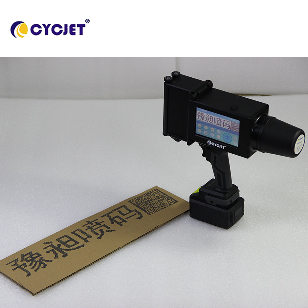 CYCJET ALT160Plus INDUSTRIAL HANDHELD INKJET PRINTER - Portable Coding for Wooden Cases & Steel Pipes | High-Resolution Ink Marking w/Free Shipping