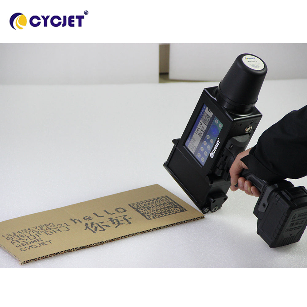 CYCJET ALT160Plus INDUSTRIAL HANDHELD INKJET PRINTER - Portable Coding for Wooden Cases & Steel Pipes | High-Resolution Ink Marking w/Free Shipping
