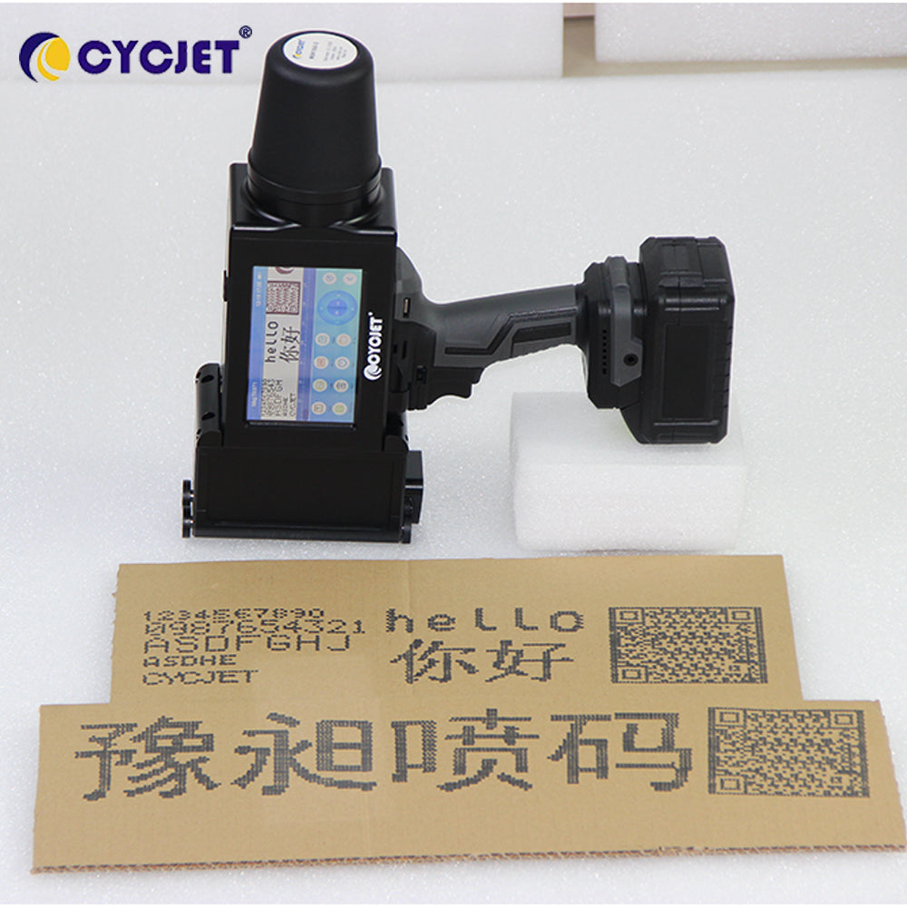 CYCJET ALT160Plus INDUSTRIAL HANDHELD INKJET PRINTER - Portable Coding for Wooden Cases & Steel Pipes | High-Resolution Ink Marking w/Free Shipping
