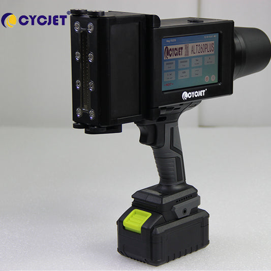 CYCJET ALT160Plus INDUSTRIAL HANDHELD INKJET PRINTER - Portable Coding for Wooden Cases & Steel Pipes | High-Resolution Ink Marking w/Free Shipping